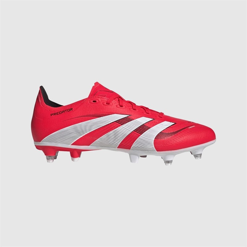 adidas Mens Predator League SG Soft Ground Football Boots Lucid Red/Cloud White/Core Black