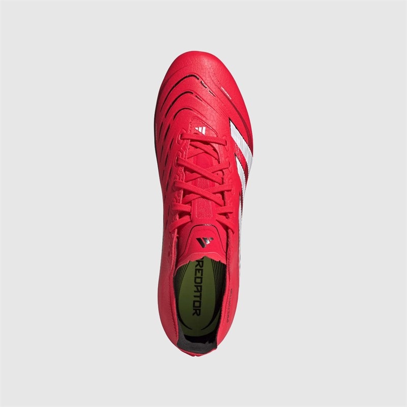 adidas Mens Predator League SG Soft Ground Football Boots Lucid Red/Cloud White/Core Black - Image 4