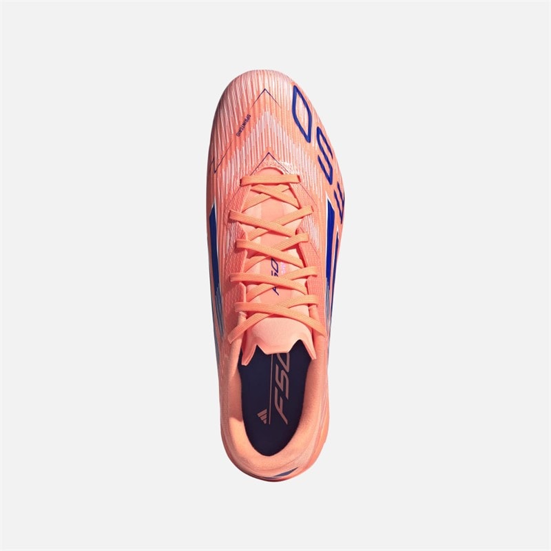 adidas Mens F50 League AG Artificial Ground Football Boots Beam Orange/Lucid Blue /Cloud White Beam Orange/Lucid Blue/Cloud White - Image 4