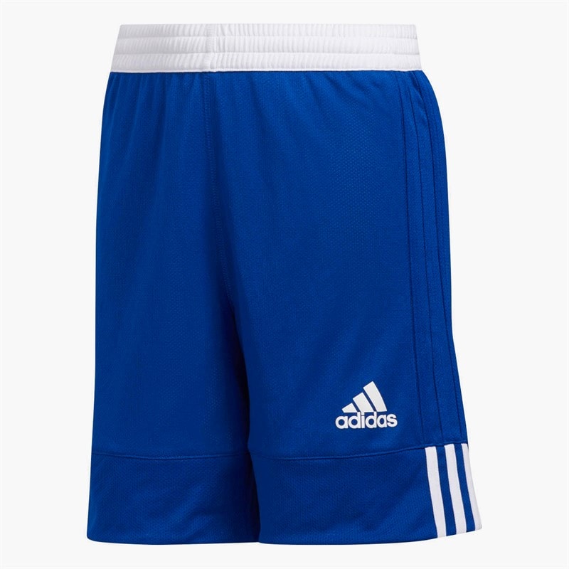 adidas Kids 3G Speed Reversible Basketball Shorts Collegiate Royal/White - Image 1