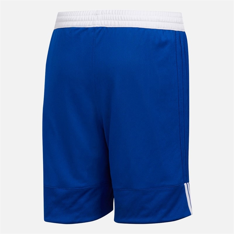adidas Kids 3G Speed Reversible Basketball Shorts Collegiate Royal/White - Image 2
