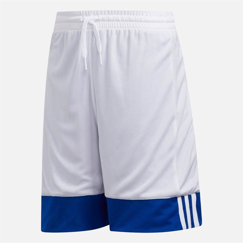 adidas Kids 3G Speed Reversible Basketball Shorts Collegiate Royal/White - Image 3