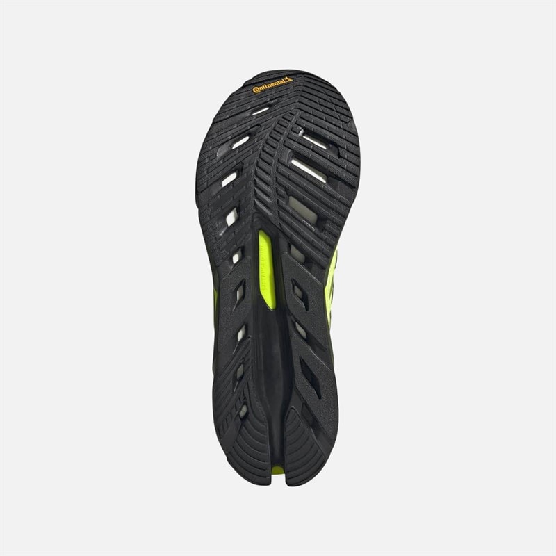 adidas Mens Adistar HRMY Trainers Hi-Res Yellow/Iron Metallic/Core Black - Image 2