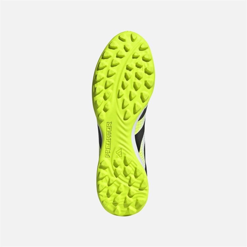 adidas Mens Predator League TF Astro Football Boots Cloud White/Core Black/Lucid Lemon - Image 2