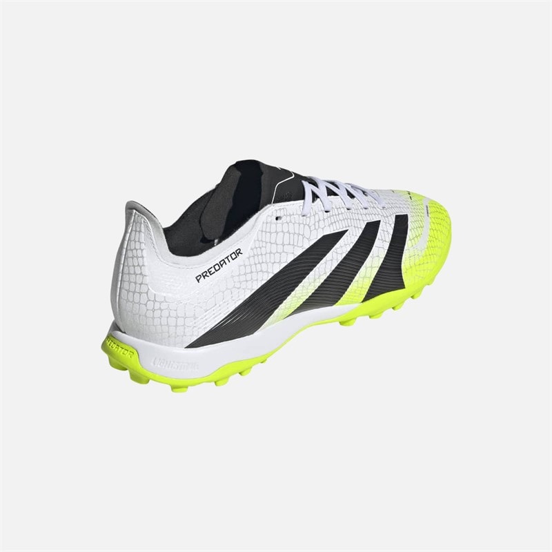 adidas Mens Predator League TF Astro Football Boots Cloud White/Core Black/Lucid Lemon - Image 3