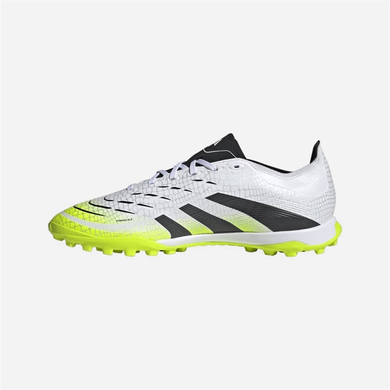 adidas Mens Predator League TF Astro Football Boots Cloud White/Core Black/Lucid Lemon - Image 5