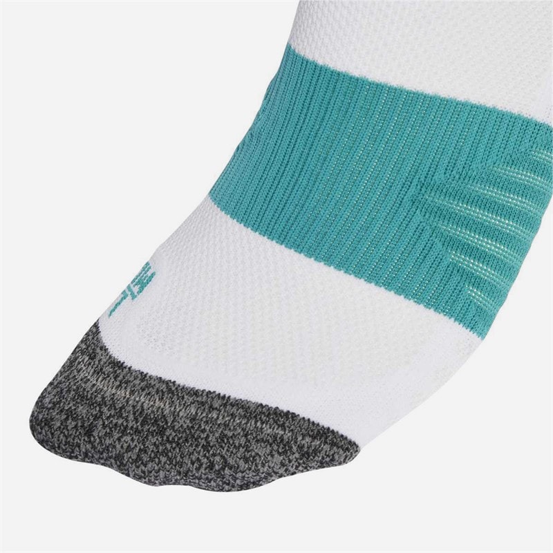 adidas Runxboost Running Socks White/Pure Teal - Image 3