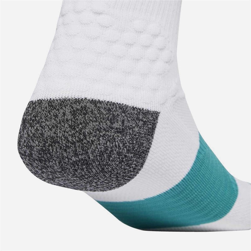 adidas Runxboost Running Socks White/Pure Teal - Image 4