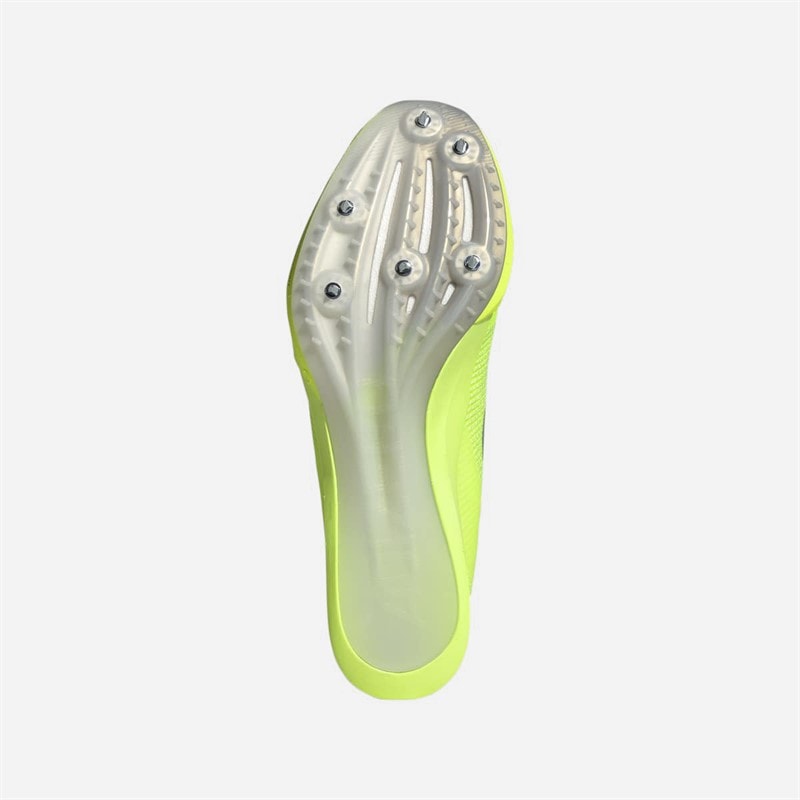 adidas Adizero Finese Track Sprinting Spikes Lucid Lemon/Core Black/Halo Silver - Image 2