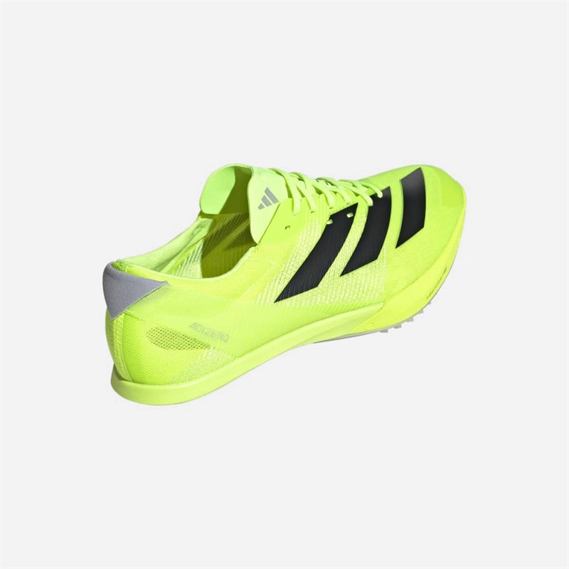 adidas Adizero Finese Track Sprinting Spikes Lucid Lemon/Core Black/Halo Silver - Image 3