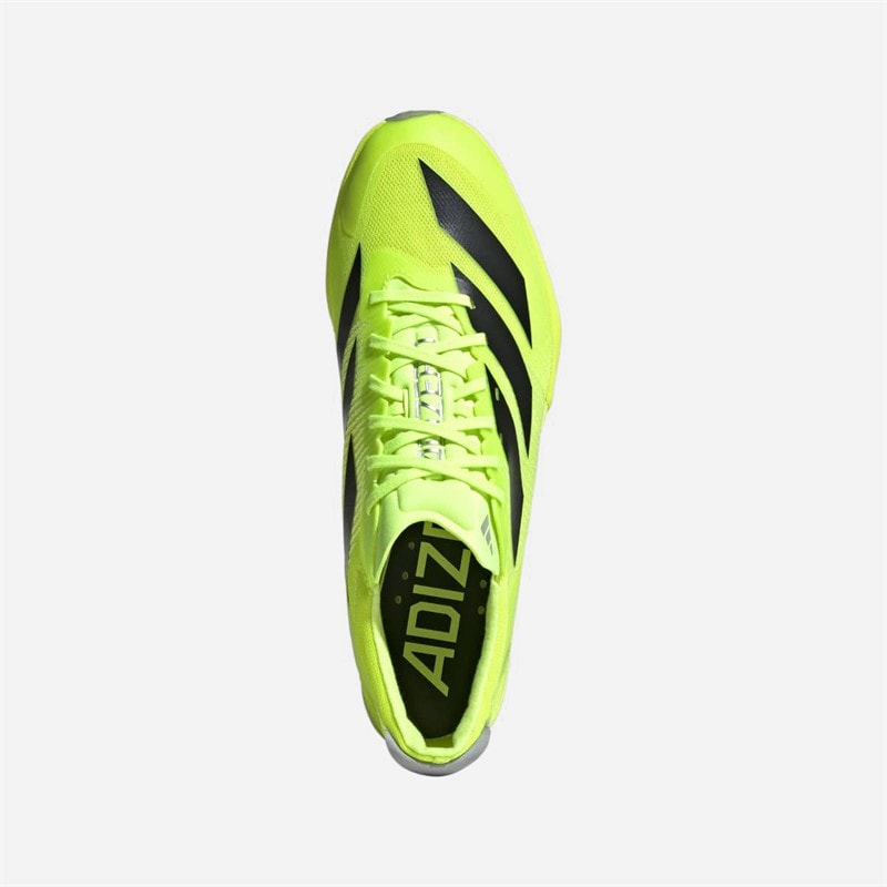 adidas Adizero Finese Track Sprinting Spikes Lucid Lemon/Core Black/Halo Silver - Image 4