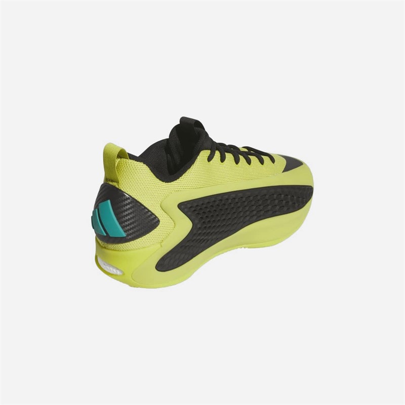 adidas Mens Anthony Edwards 1 Low 'Preloved Lime' Basketball Shoes Preloved Lime/Core Black/Pure Teal - Image 3