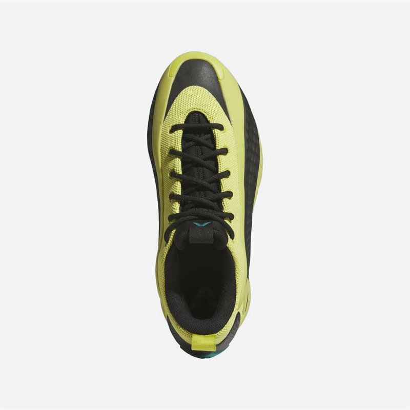 adidas Mens Anthony Edwards 1 Low 'Preloved Lime' Basketball Shoes Preloved Lime/Core Black/Pure Teal - Image 4