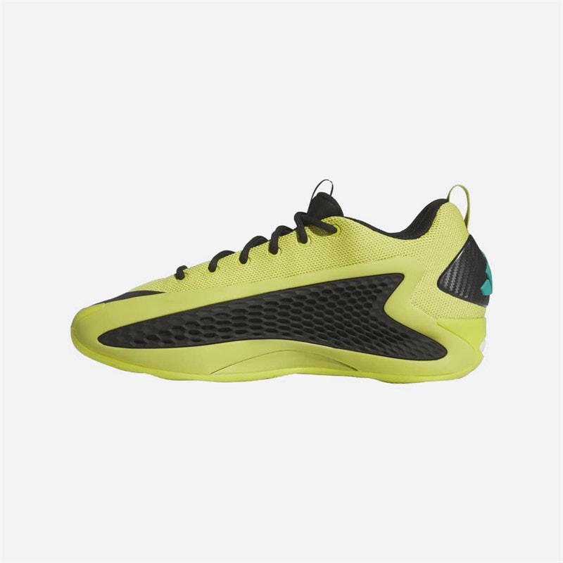 adidas Mens Anthony Edwards 1 Low 'Preloved Lime' Basketball Shoes Preloved Lime/Core Black/Pure Teal - Image 5