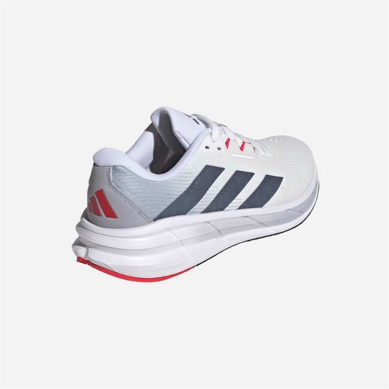 adidas Mens Questar 3 Neutral Running Shoes Cloud White/Core Black/Pure Ruby - Image 3