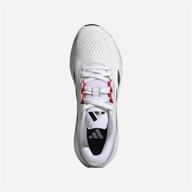 adidas Mens Questar 3 Neutral Running Shoes Cloud White/Core Black/Pure Ruby - Image 4