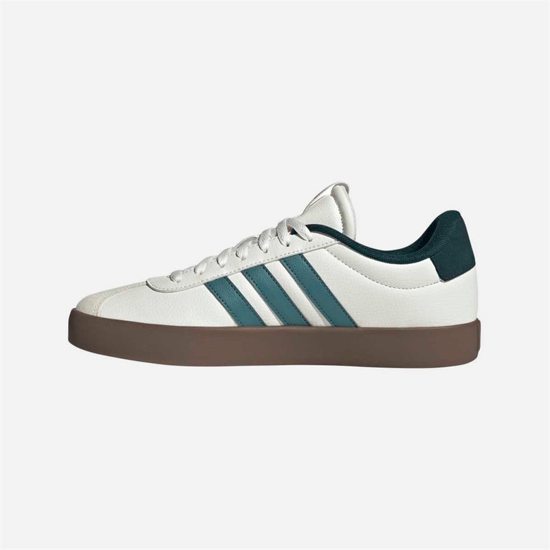 adidas Mens VL Court 3.0 Trainers Core White/Preloved Teal/Aurora Ivy - Image 5