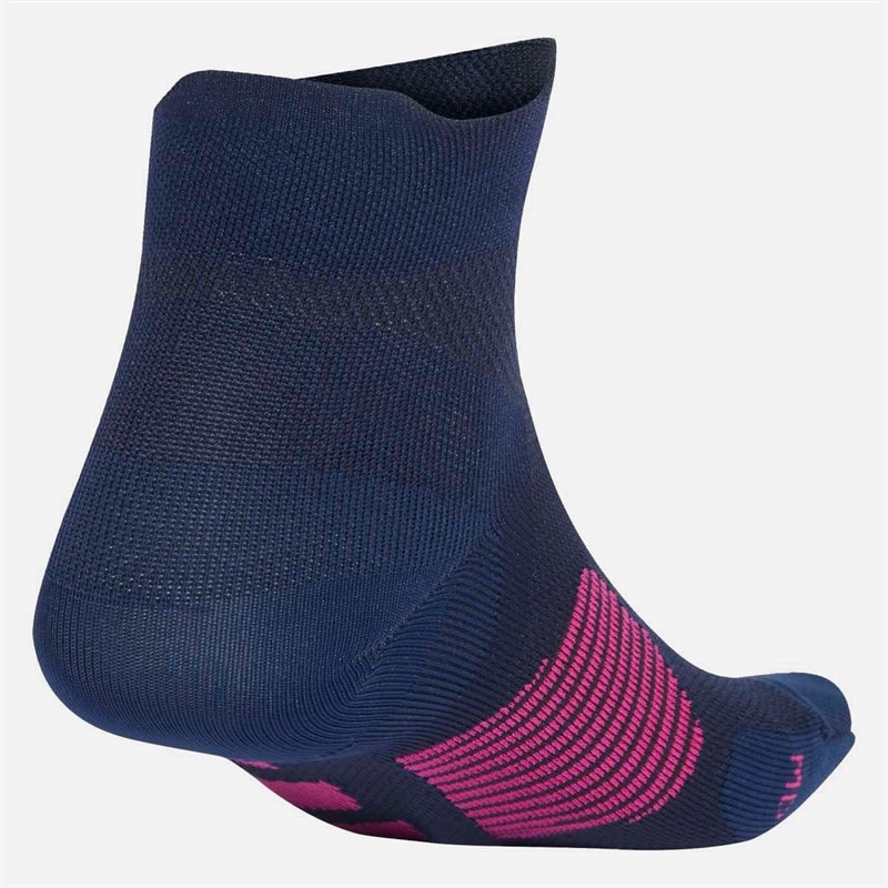 adidas BMW Berlin Marathon 2025 Running Socks Collegiate Collegiate Navy/Semi Green Spark - Image 2