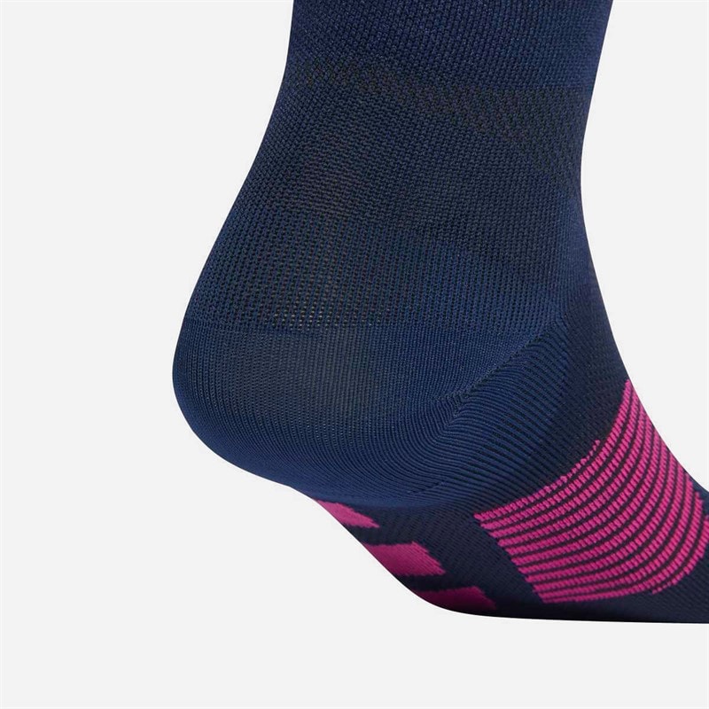 adidas BMW Berlin Marathon 2025 Running Socks Collegiate Collegiate Navy/Semi Green Spark - Image 4