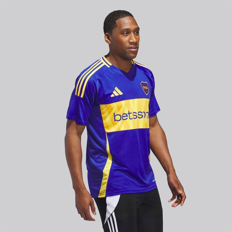 adidas Mens Cabj Boca Juniors 24/25 Home Jersey Semi Lucid Blue/Bold Gold - Image 5