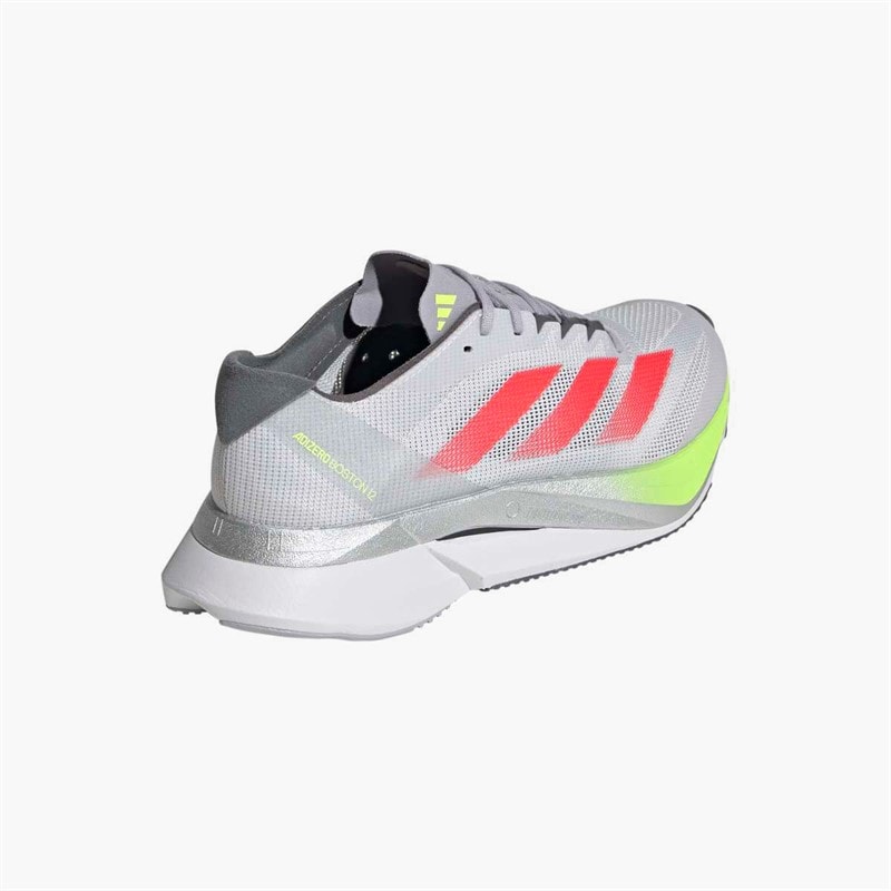 adidas Womens Adizero Boston 12 Lightstrike Pro Neutral Running Shoes Dash Grey/Lucid Red/Lucid Lemon - Image 3
