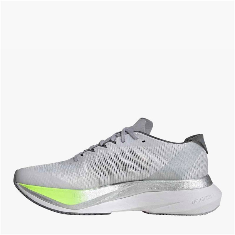 adidas Womens Adizero Boston 12 Lightstrike Pro Neutral Running Shoes Dash Grey/Lucid Red/Lucid Lemon - Image 5