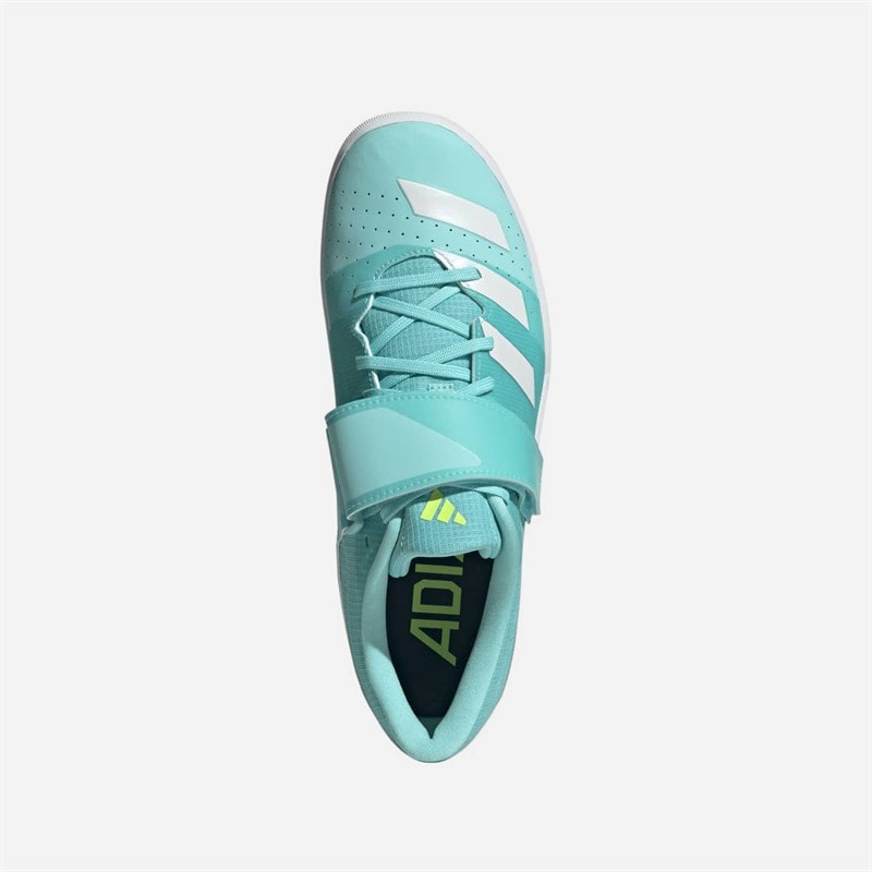 adidas Adizero Throws Cloudfoam Throwing Field Event Spikes Flash Aqua/Zero Metalic/Lucid Lemon - Image 4