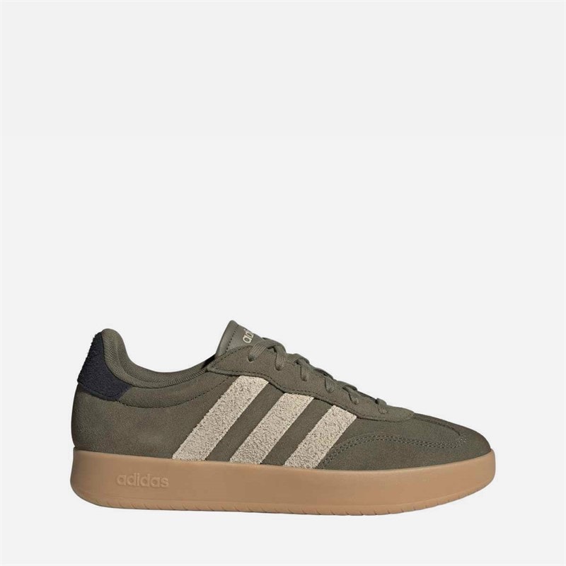 adidas Mens Barreda Trainers Olive Strata/Wonder Beige/Gum - Image 1