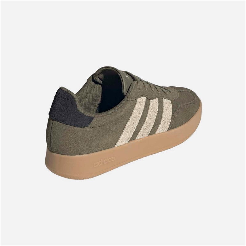 adidas Mens Barreda Trainers Olive Strata/Wonder Beige/Gum - Image 3