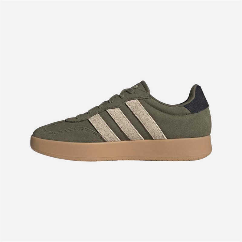 adidas Mens Barreda Trainers Olive Strata/Wonder Beige/Gum - Image 5