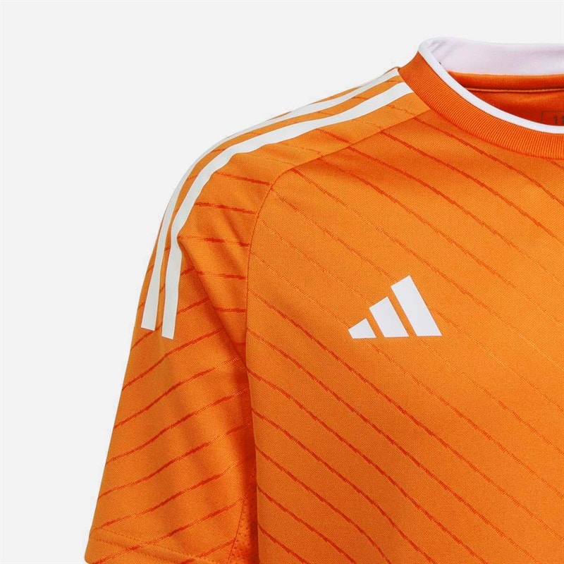 adidas Junior Boys Campeon 23 T-Shirt Team Orange - Image 3