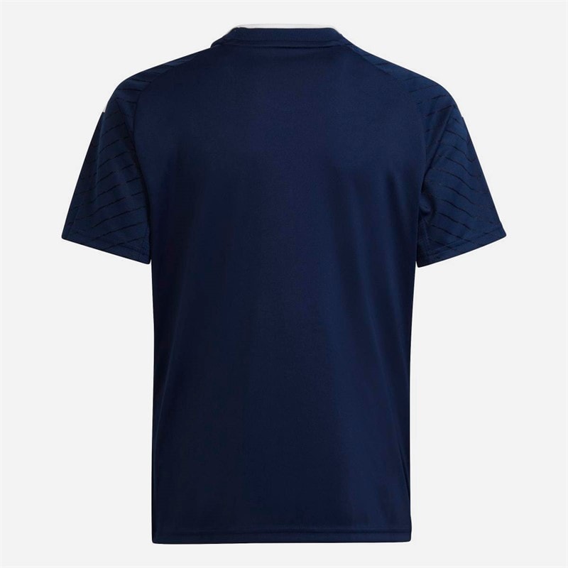adidas Junior Boys Campeon 23 T-Shirt Team Navy Blue - Image 2
