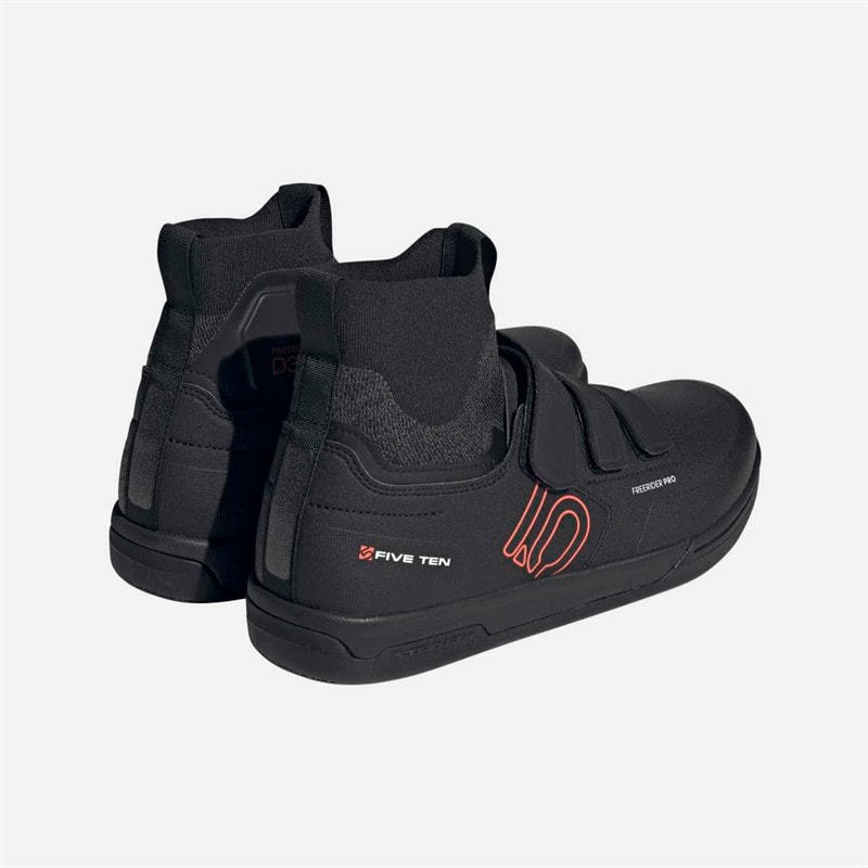 adidas Five Ten Freerider Pro Mid Mountain Bike Shoes Core Black/Solar Red/Grey Heather - Image 3