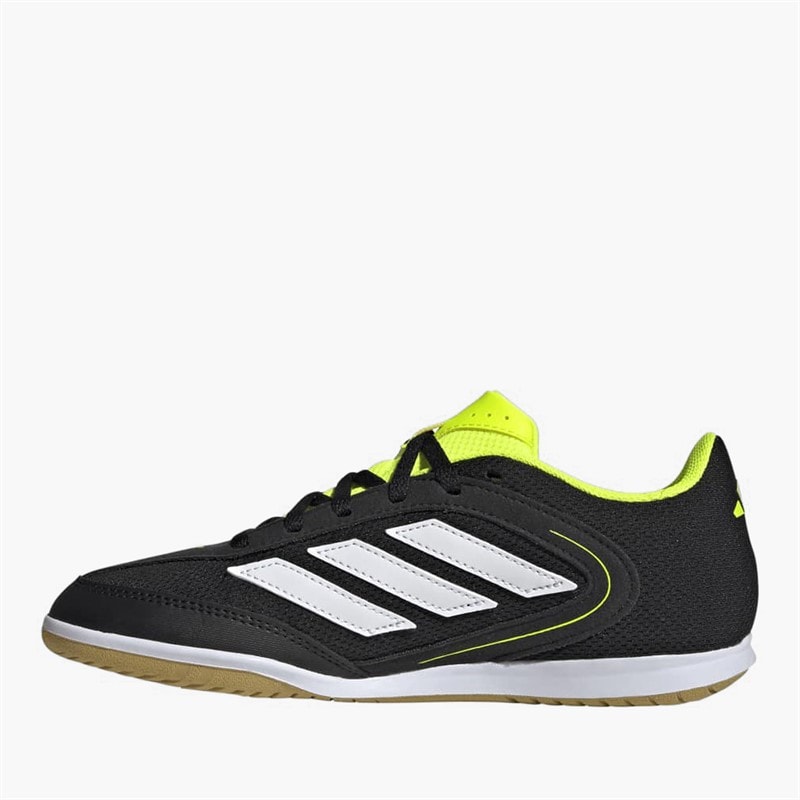 adidas Junior Copa Court League IN Indoor Football Boots Core Black/Cloud White/Lucid Lemon - Image 5
