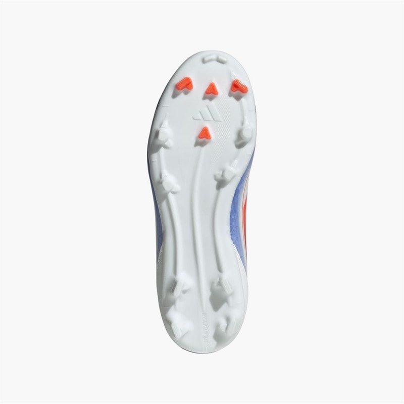adidas Junior F50 League Advancement Pack FG/MG Firm/Multi Ground Football Boots Cloud White/Solar Red/Lucid Blue - Image 2