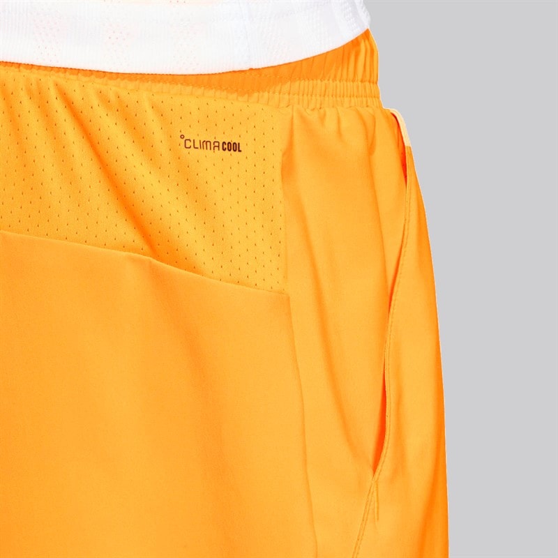 adidas Mens Club Climacool 2-In-1 Shorts Lucid Tangerine - Image 5