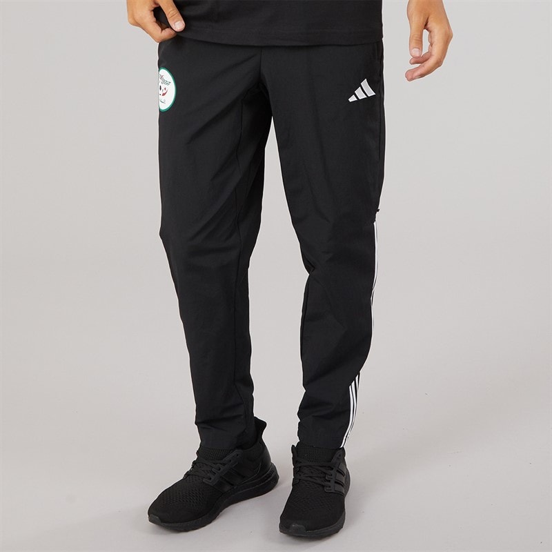 adidas Mens FAF Algeria Presentation Track Pants Black - Image 1