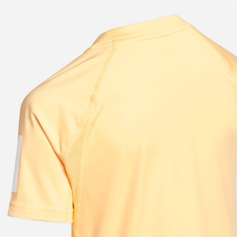 adidas Junior Girls Club Climacool T-Shirt Ice Tangerine - Image 5