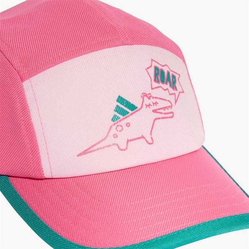 adidas Girls Printed Cap Pink Fusion/Pure Teal/Clear Pink - Image 4