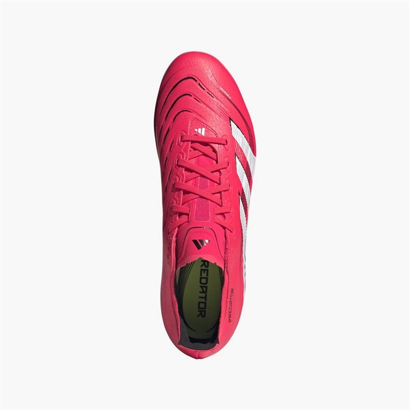 adidas Mens Predator League Pure Victory Pack MG Multi Ground Football Boots Lucid Red/White/Black - Image 4