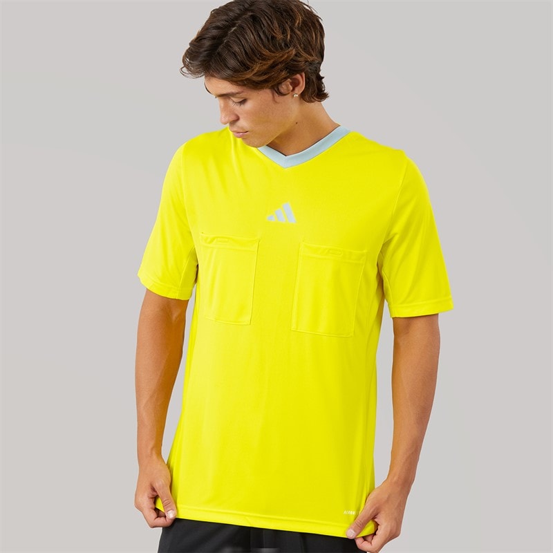 adidas Mens Referee 22 Jersey Bright Yellow - Image 1