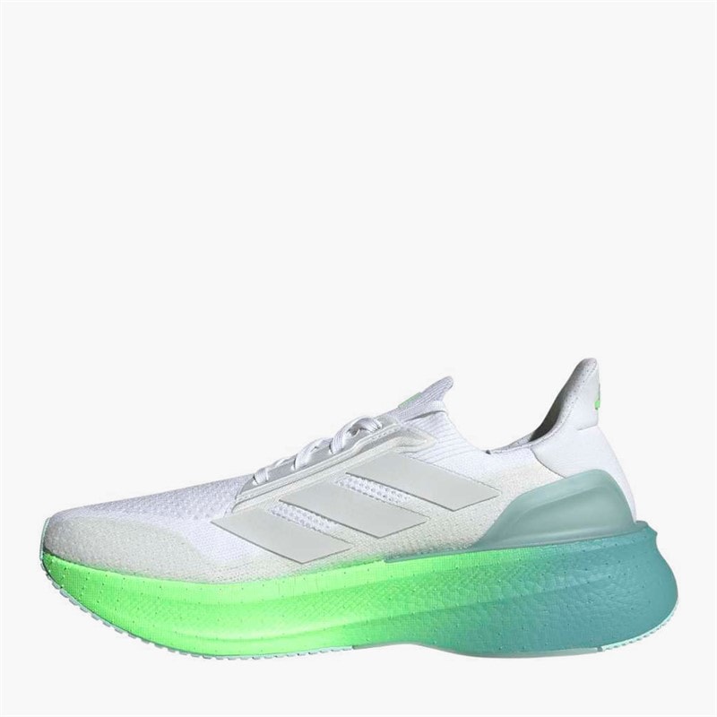 adidas Mens Ultraboost 5X Neutral Running Shoes Cloud White/Dash Grey/Lime Burst - Image 5