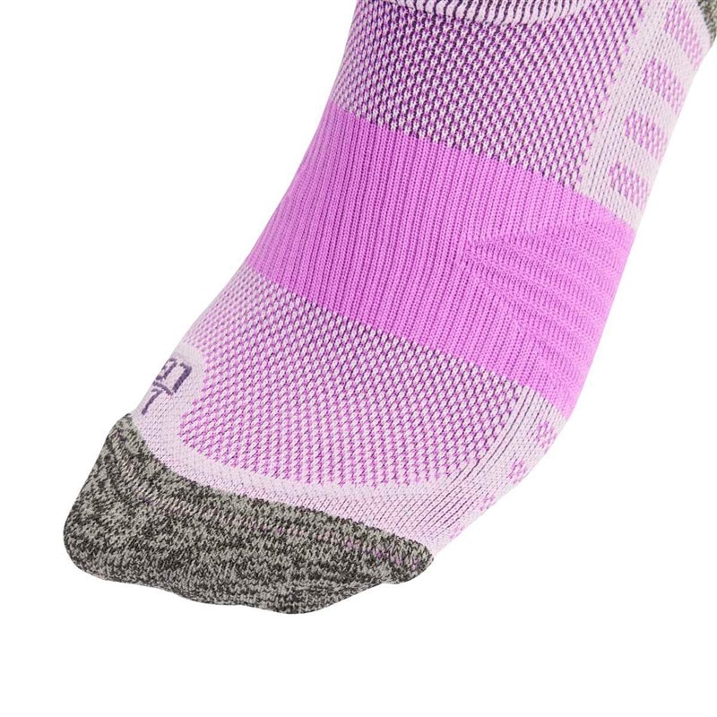 adidas RunXBoost Cushioned Running Crew Socks Powder Plum/Aurora Plum/Purple Burst - Image 3