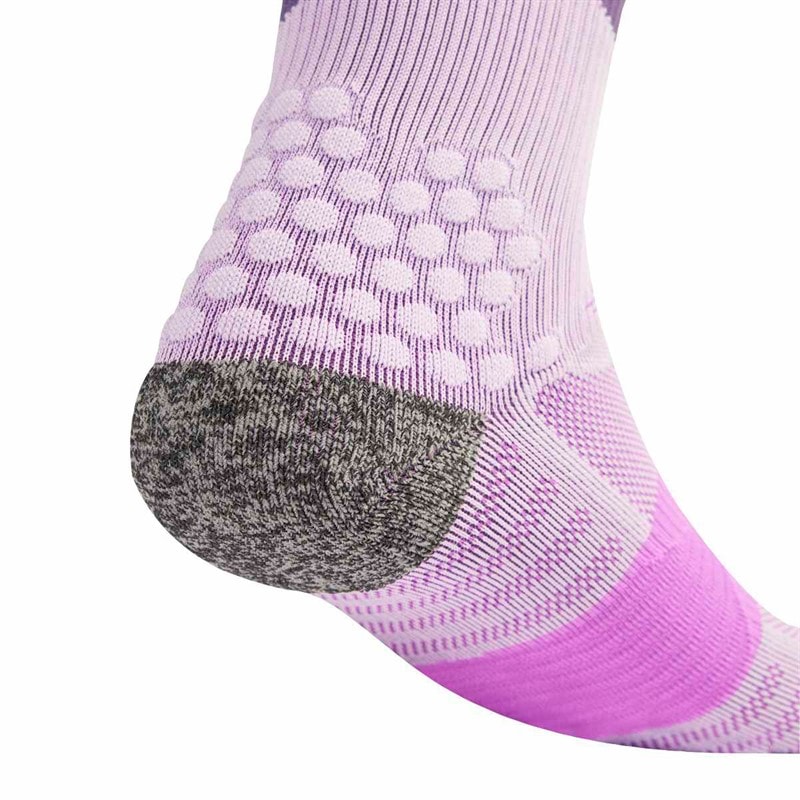 adidas RunXBoost Cushioned Running Crew Socks Powder Plum/Aurora Plum/Purple Burst - Image 4