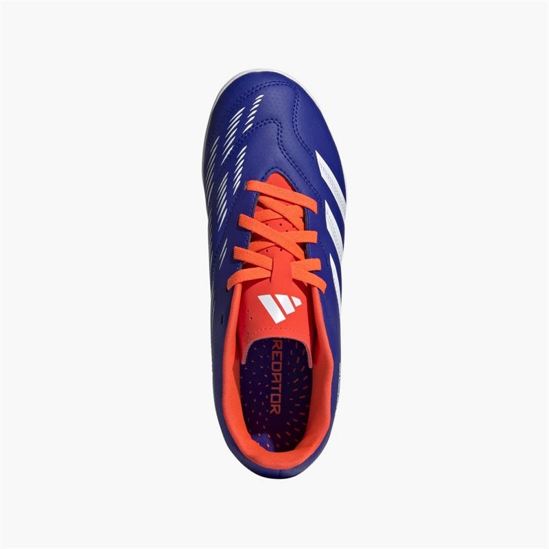 adidas Junior Predator Club Advancement Pack TF Astro Football Boots Lucid Blue/Cloud White/Solar Red - Image 4
