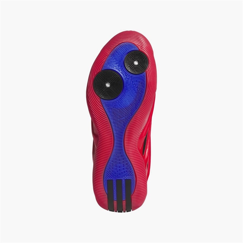 adidas Mens Harden Volume 9 'Red Metallic' Basketball Shoes Pure Ruby/Core Black/Lucid Blue - Image 2