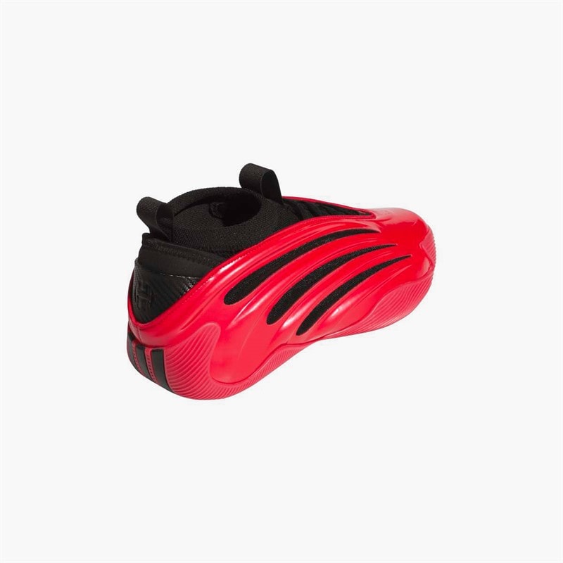 adidas Mens Harden Volume 9 'Red Metallic' Basketball Shoes Pure Ruby/Core Black/Lucid Blue - Image 3