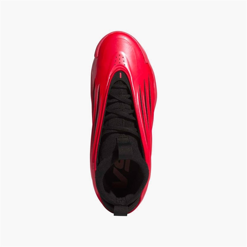 adidas Mens Harden Volume 9 'Red Metallic' Basketball Shoes Pure Ruby/Core Black/Lucid Blue - Image 4