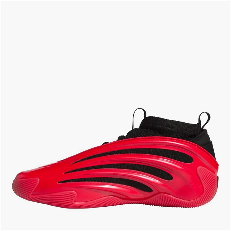 adidas Mens Harden Volume 9 'Red Metallic' Basketball Shoes Pure Ruby/Core Black/Lucid Blue - Image 5