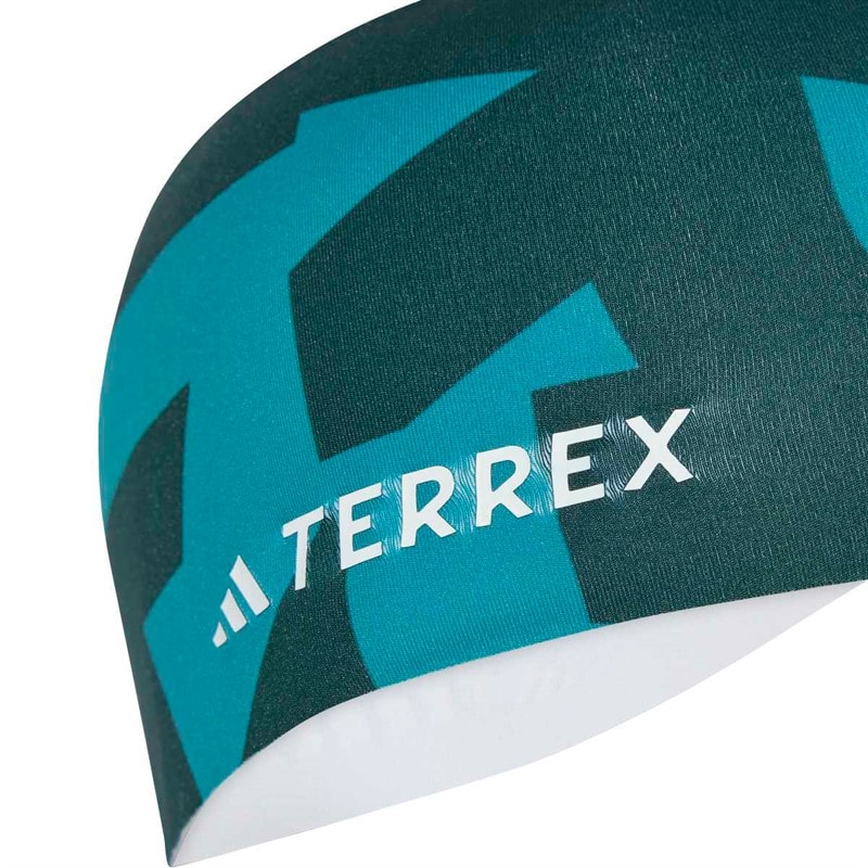 adidas Terrex Xperior Climacool Graphic Running Headband Aurora Ivy/Pure Teal - Image 3